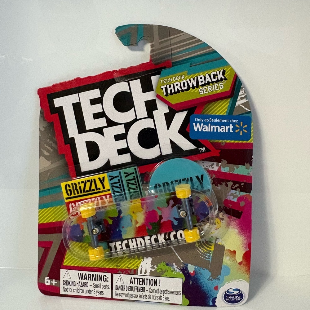 RARE BRAND NEW SEALED TECH DECK THROWBACK SERIES GRIZZLY